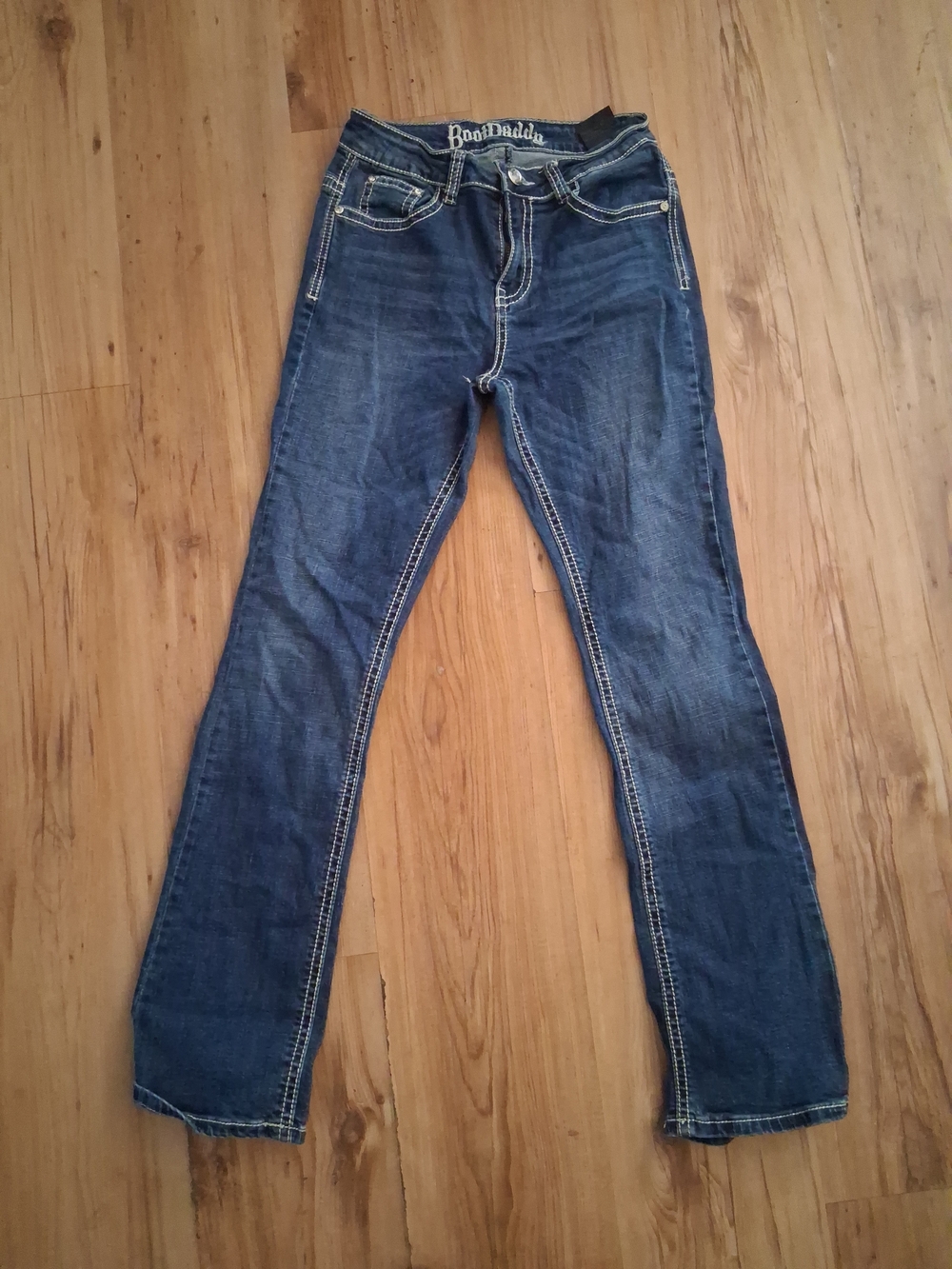 Boot Daddy Women’s Jeans Size 4 | Gemstone Pocket Detail | Never Worn